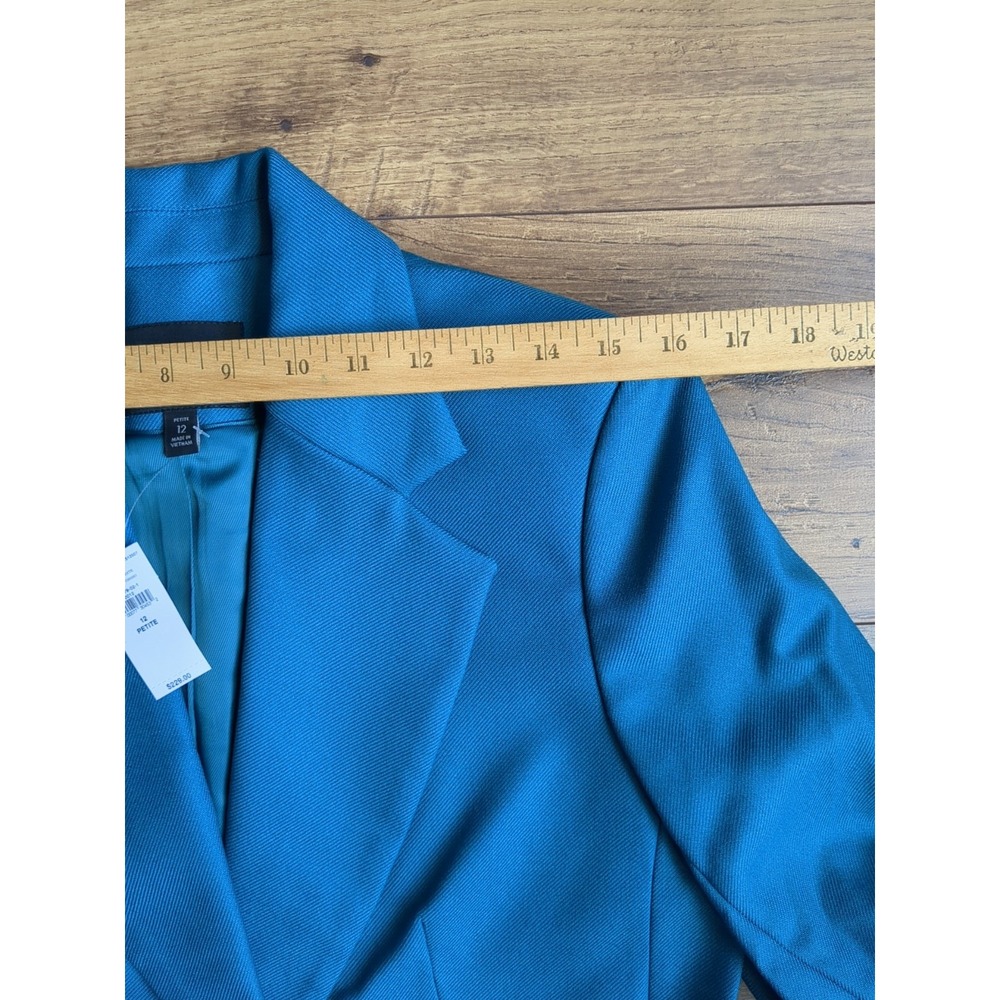 NWT $229 Banana Republic Women 12 Wool Double Pocket Blazer Sportcoat Petite - Picture 6 of 16